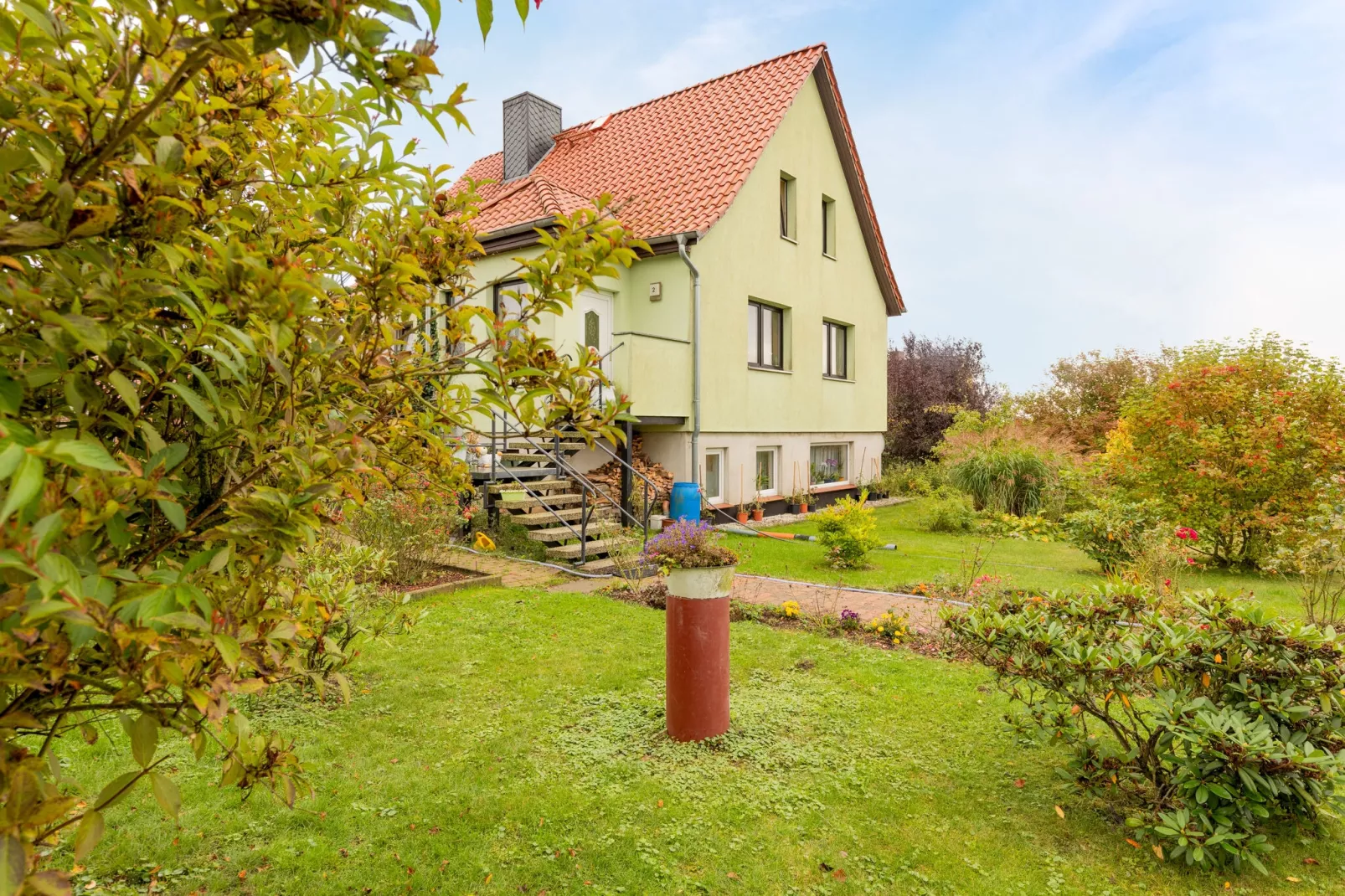 Ferienwohnung im Birkenweg-Gärten Sommer
