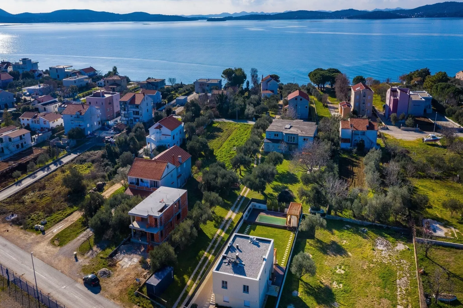 Villa Bibinje-Areas summer 1km
