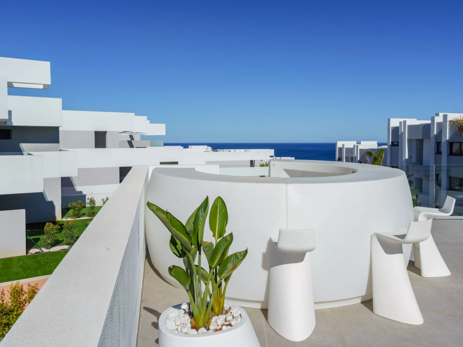 Ático Sea View Pure South-Drinnen