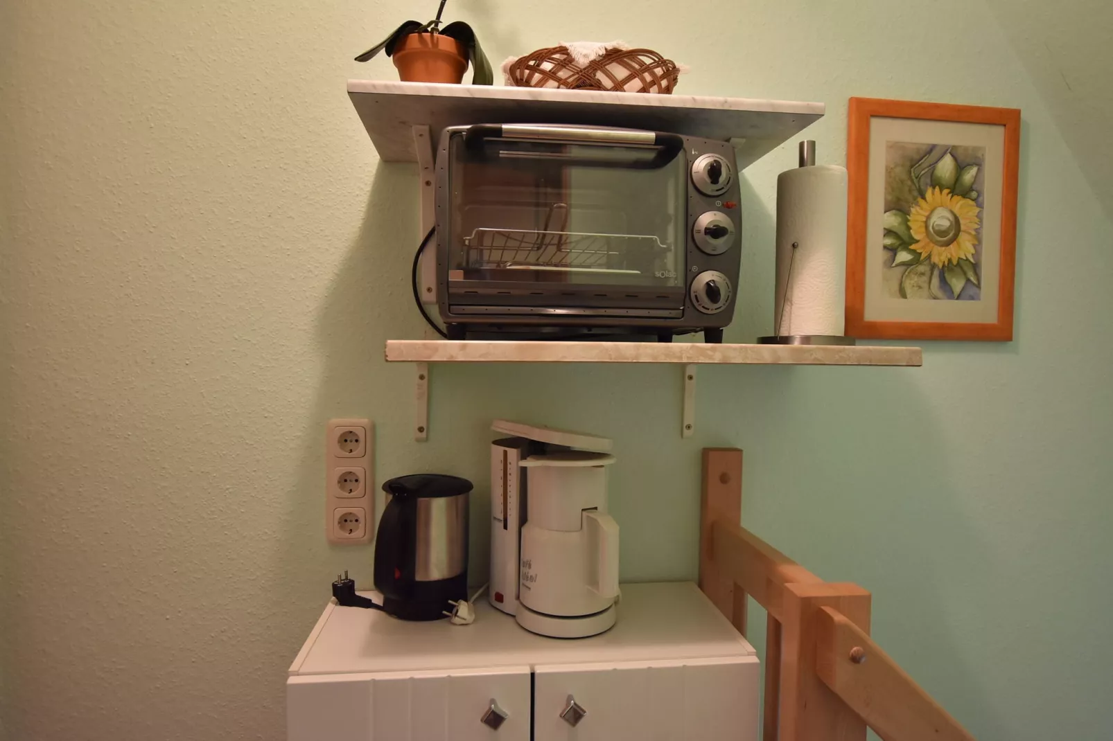 Lerchenzimmer im Reetdachhaus-Kitchen