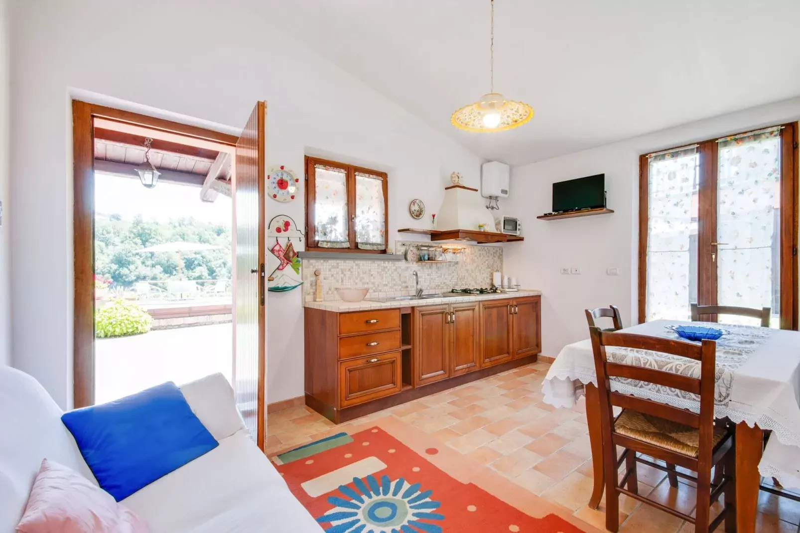 Villa Angolo Fiorito-Living room