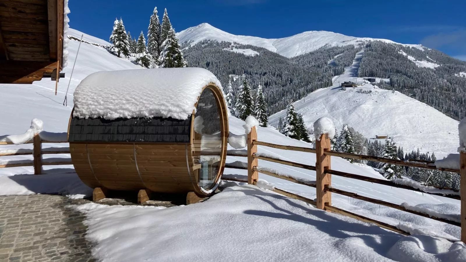 Siedelhütte-View winter