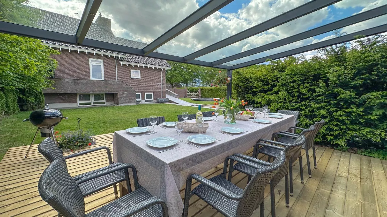 Weidezicht-Terrasse/Balkon