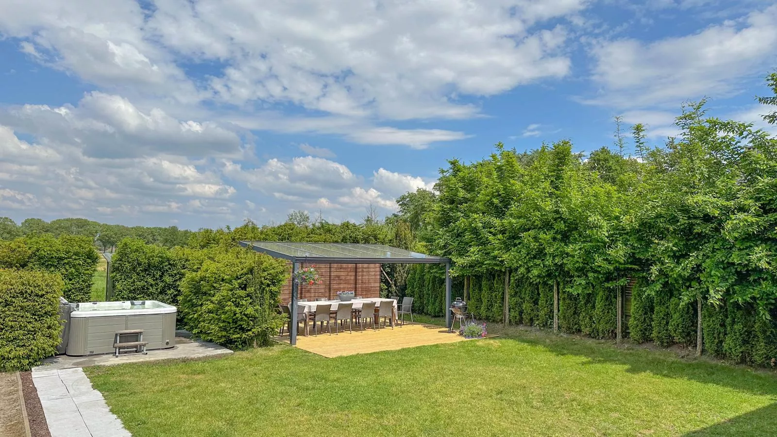 Weidezicht-Garten Sommer