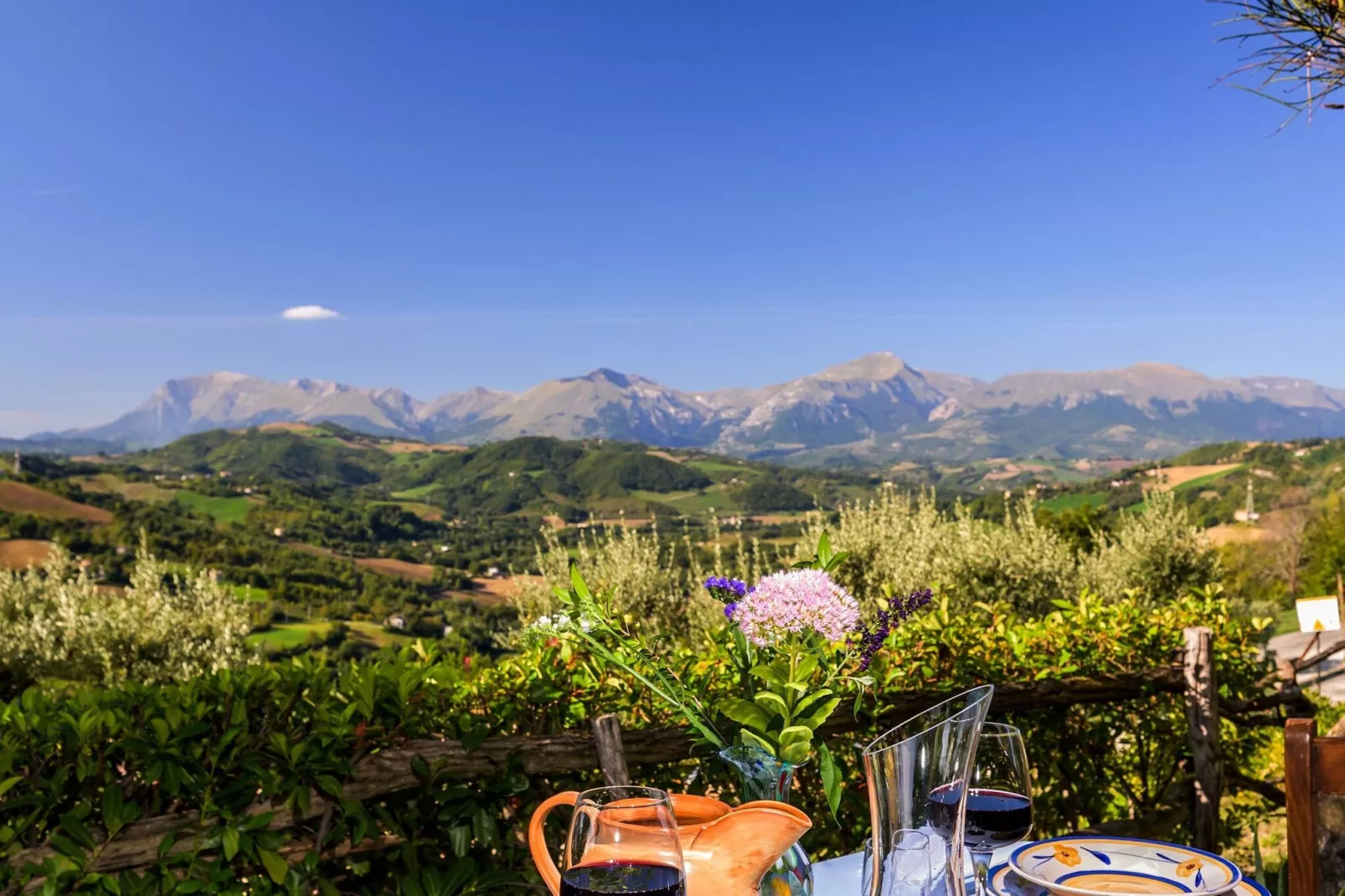 La Sibilla-Aussicht Sommer