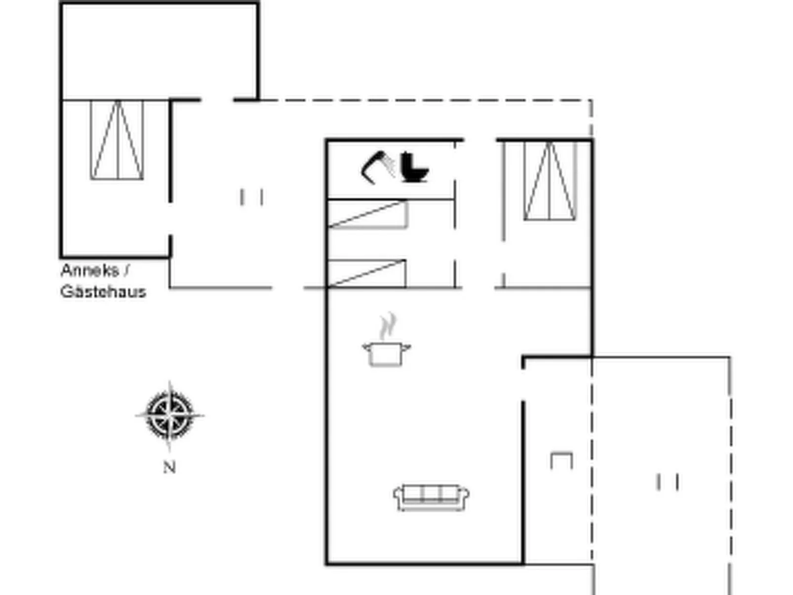 "Gunhil" - 200m from the sea-Inside