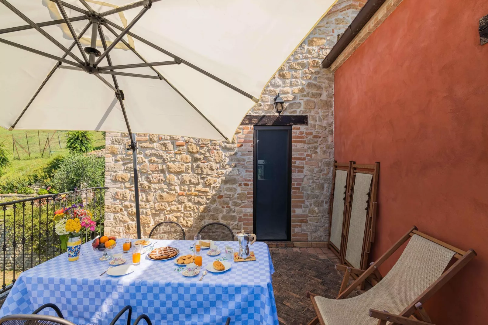 San Martino-Terrasse/Balkon