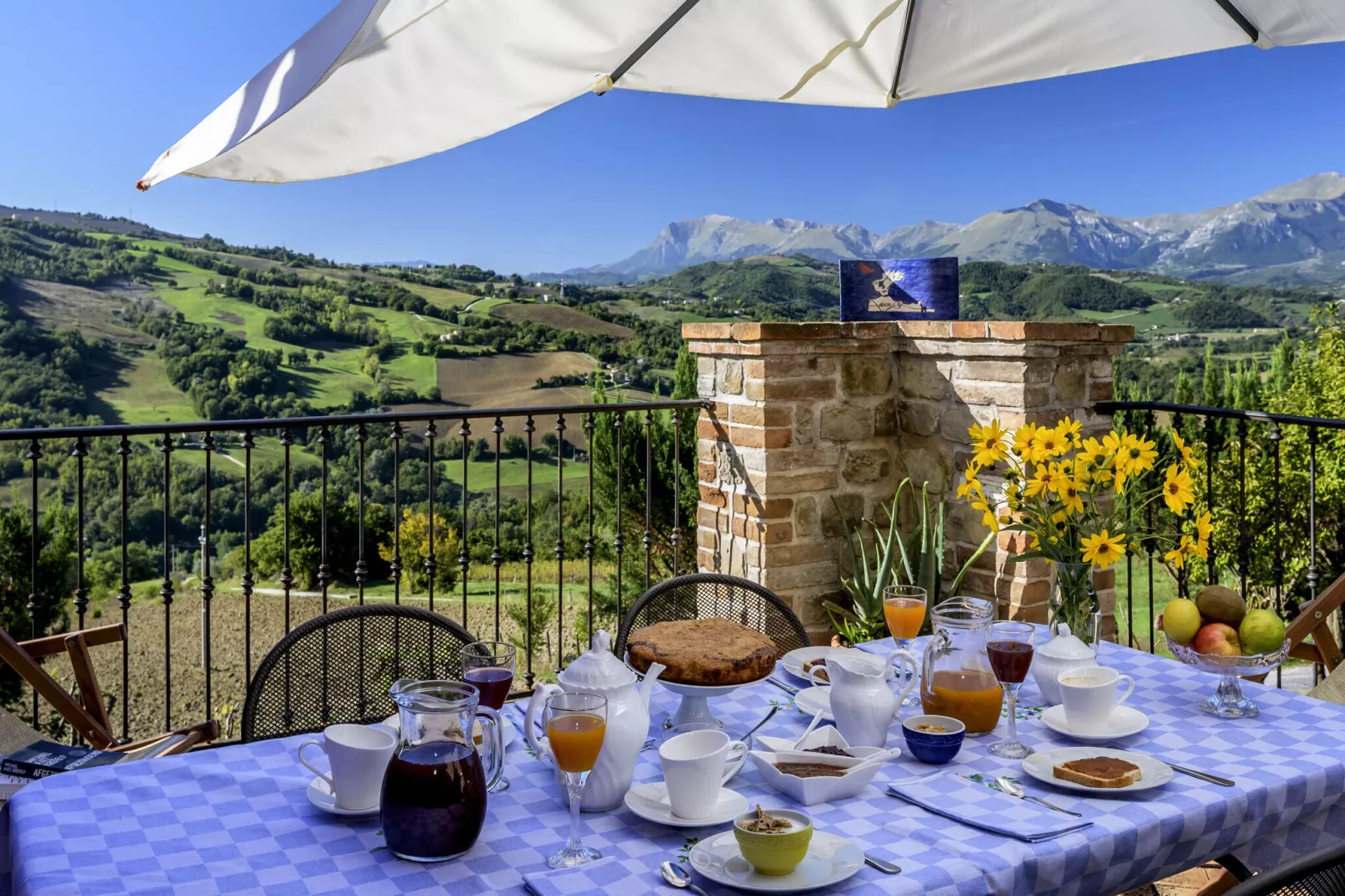 San Martino-Terrasse/Balkon