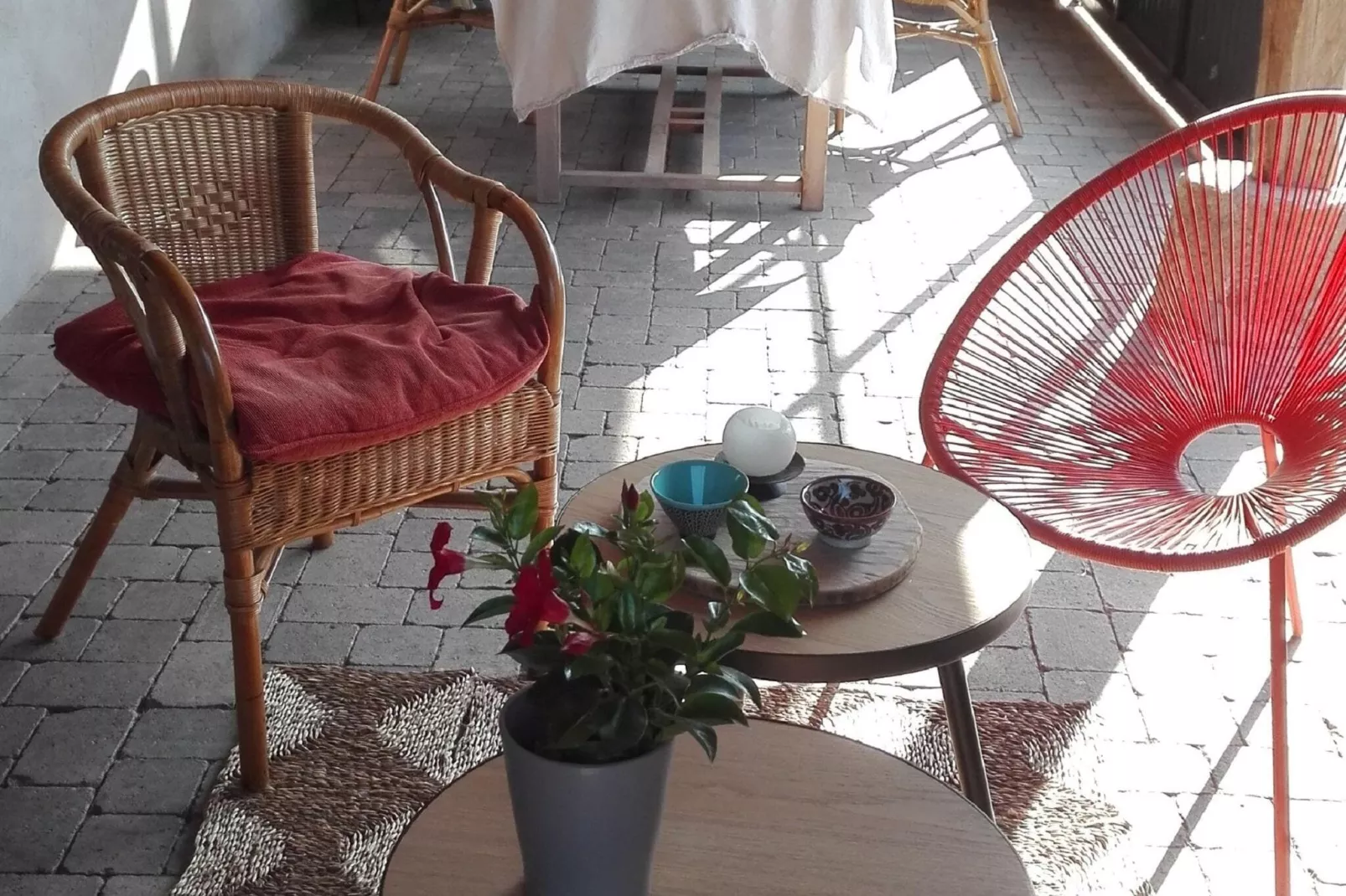 Gîte "Au bord de l'Eau "-Living room