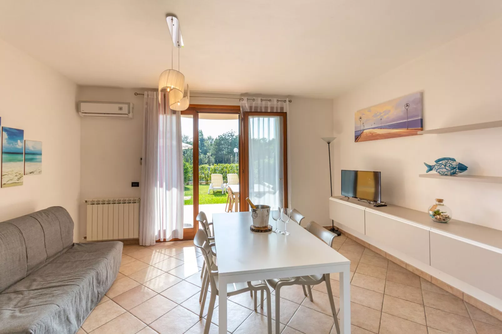 Village Albarella Trilo S3-Wohnzimmer