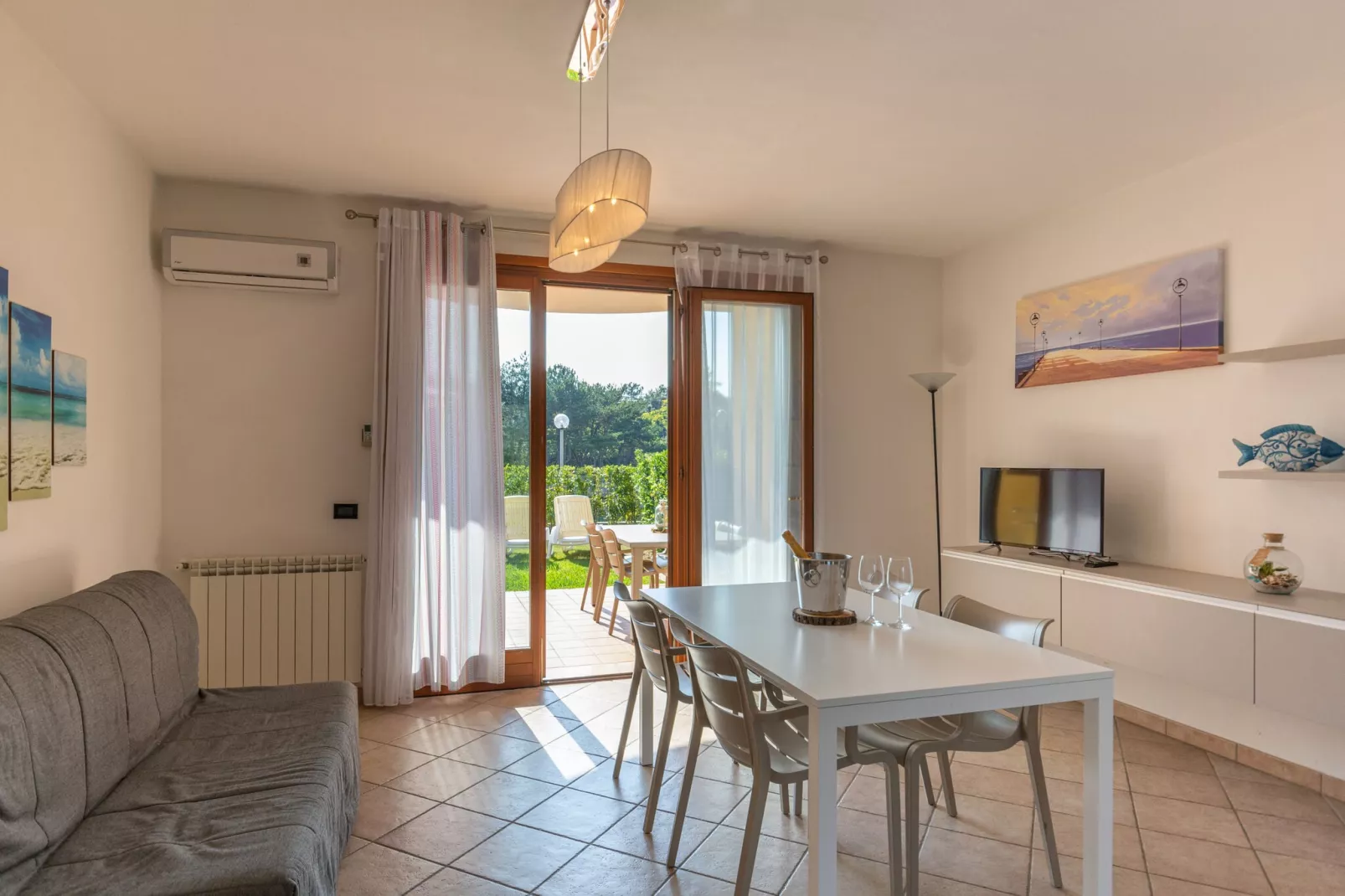 Village Albarella Trilo S3-Wohnzimmer