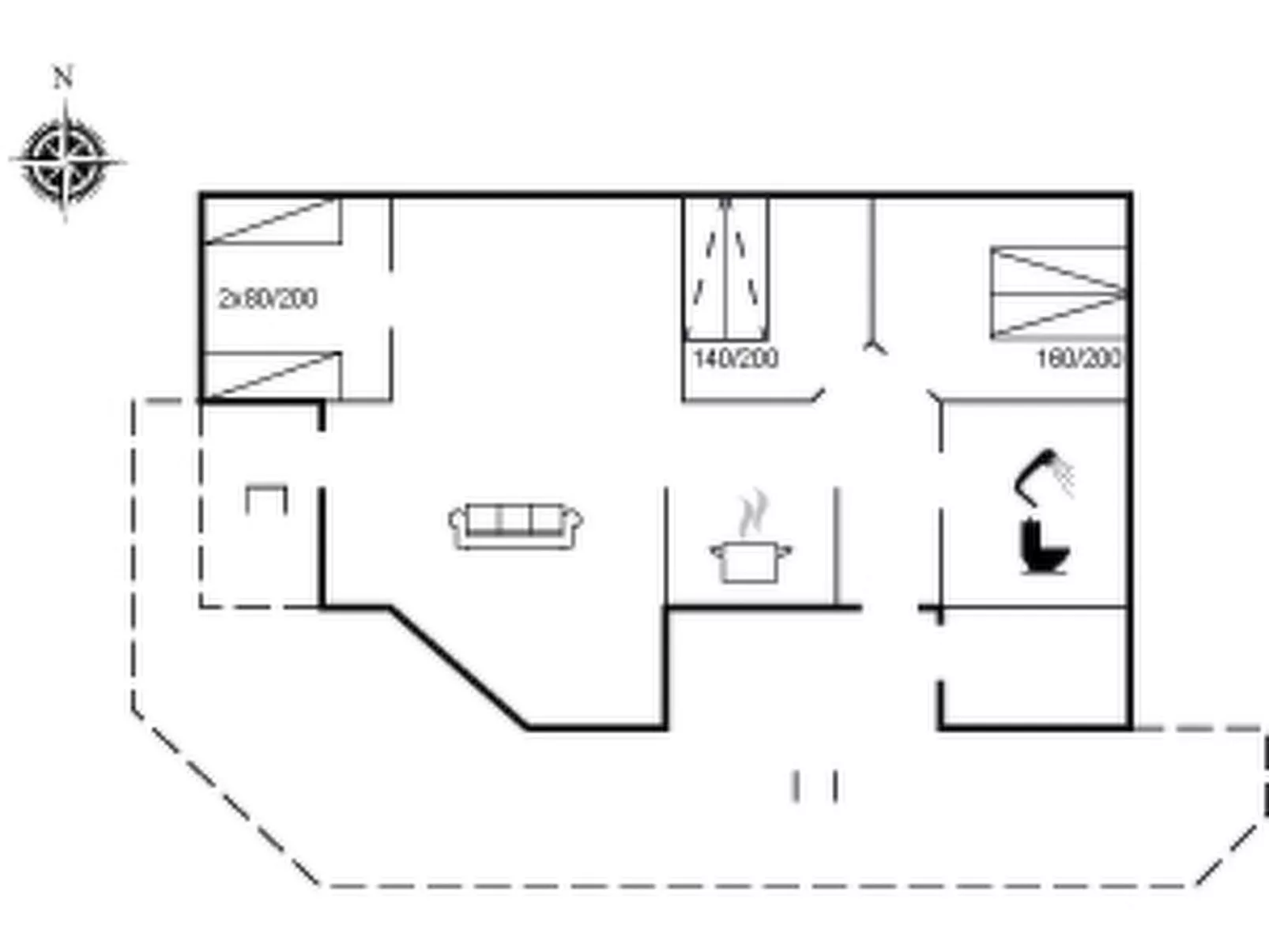 "Abel" - 350m from the sea-Inside