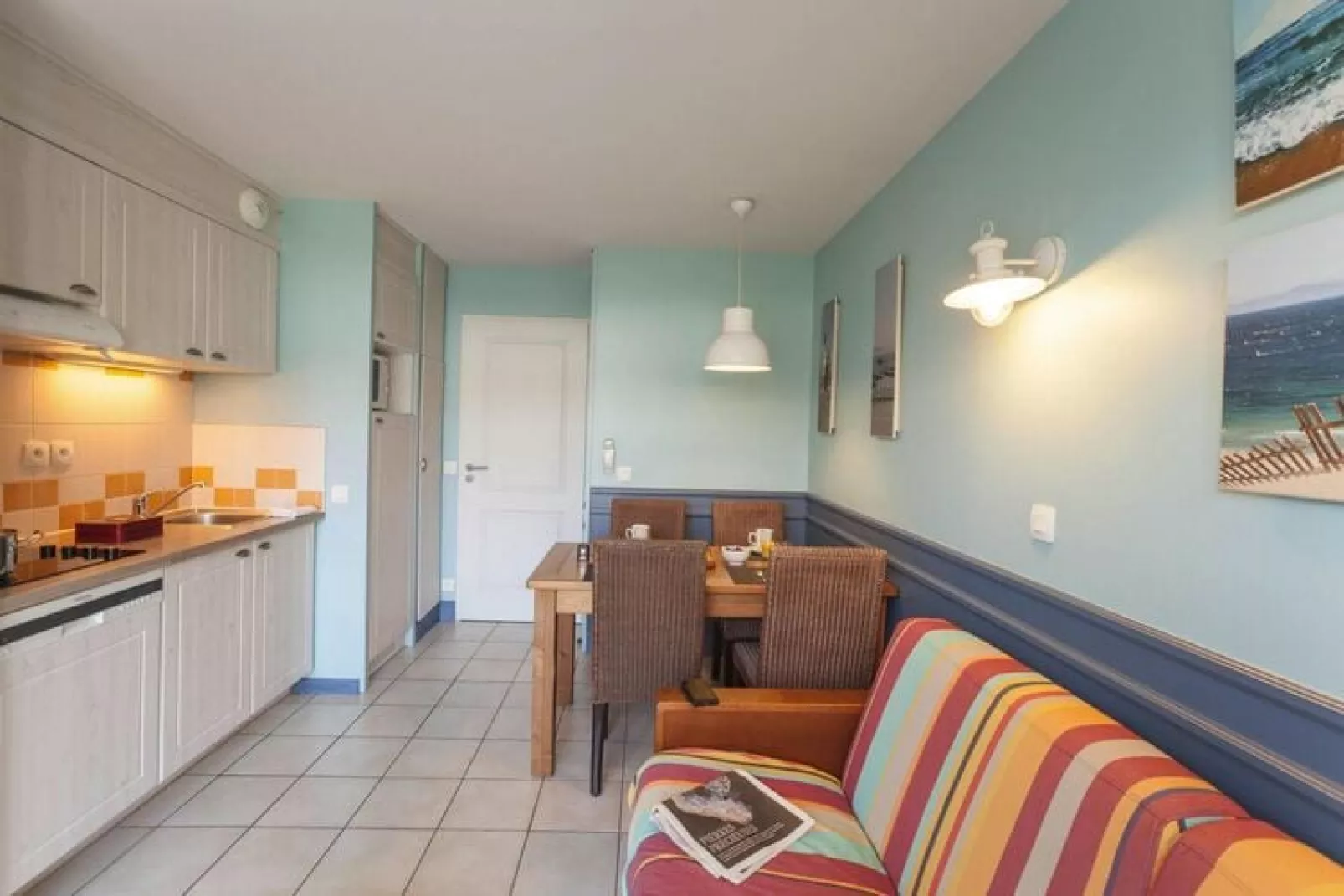Holiday village Belle Dune Fort-Mahon-Plage - M6S Standard House 6 p - 2 bedrooms-Küche