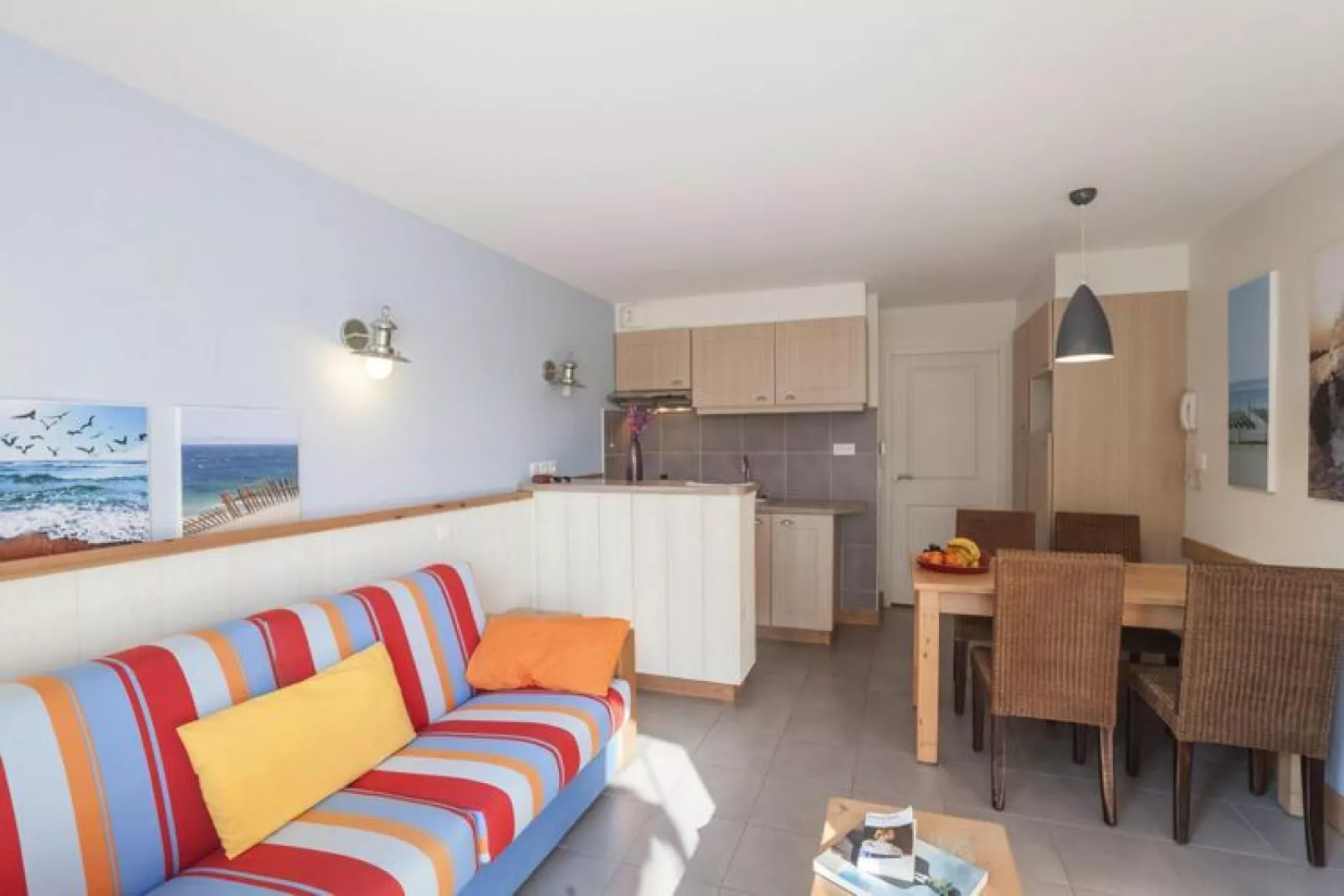 Holiday village Belle Dune Fort-Mahon-Plage - M6S Standard House 6 p - 2 bedrooms-Wohnzimmer