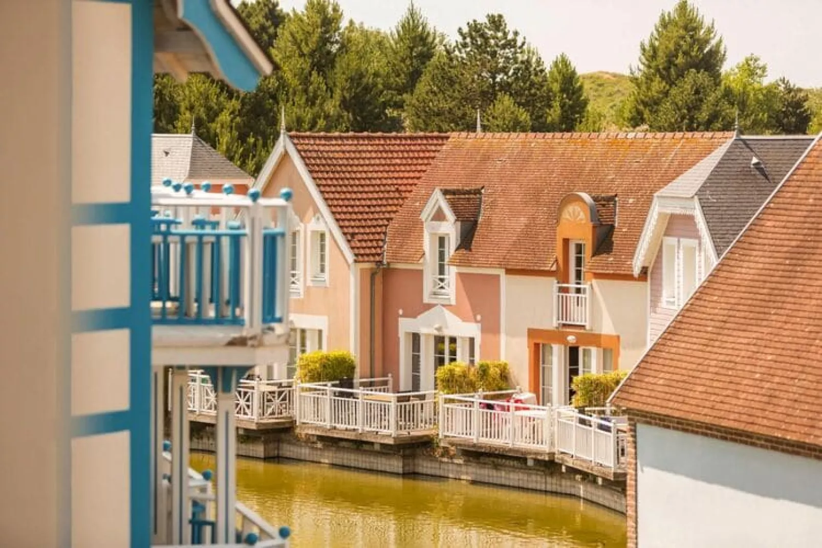 Holiday village Belle Dune Fort-Mahon-Plage - M6S Standard House 6 p - 2 bedrooms-Außenbereich Sommer
