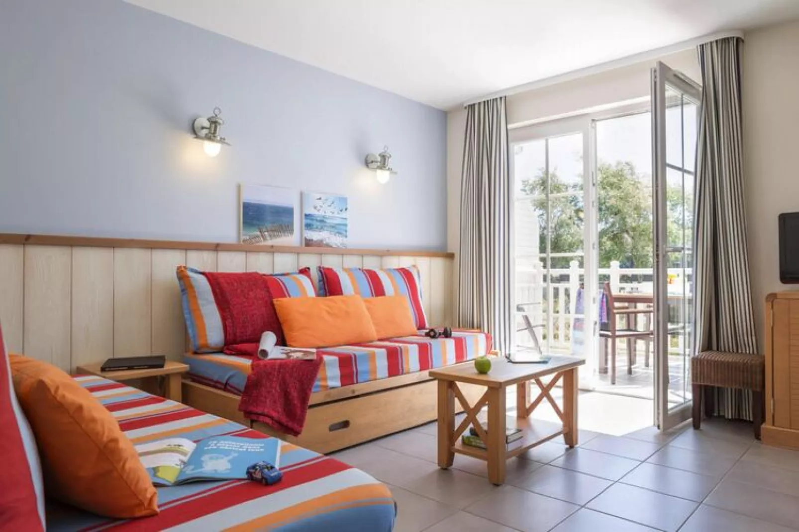 Holiday village Belle Dune Fort-Mahon-Plage - M6S Standard House 6 p - 2 bedrooms-Wohnzimmer