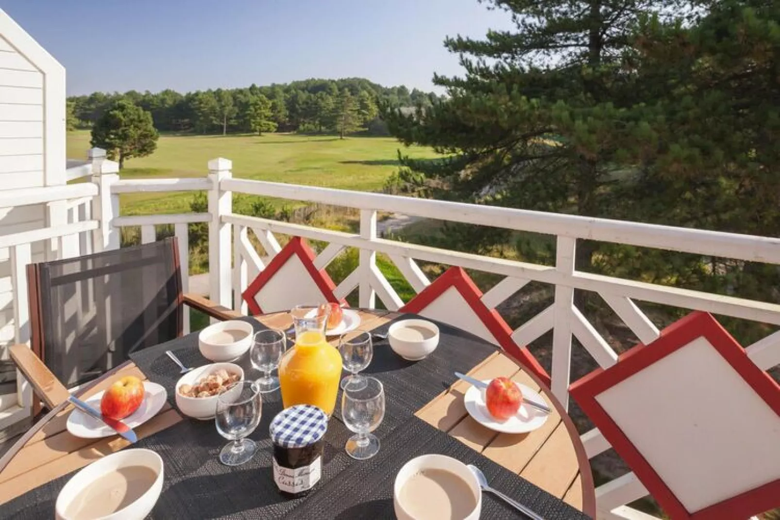 Holiday village Belle Dune Fort-Mahon-Plage - M6P Superior House 6 p - 2 bedrooms-Terrasse