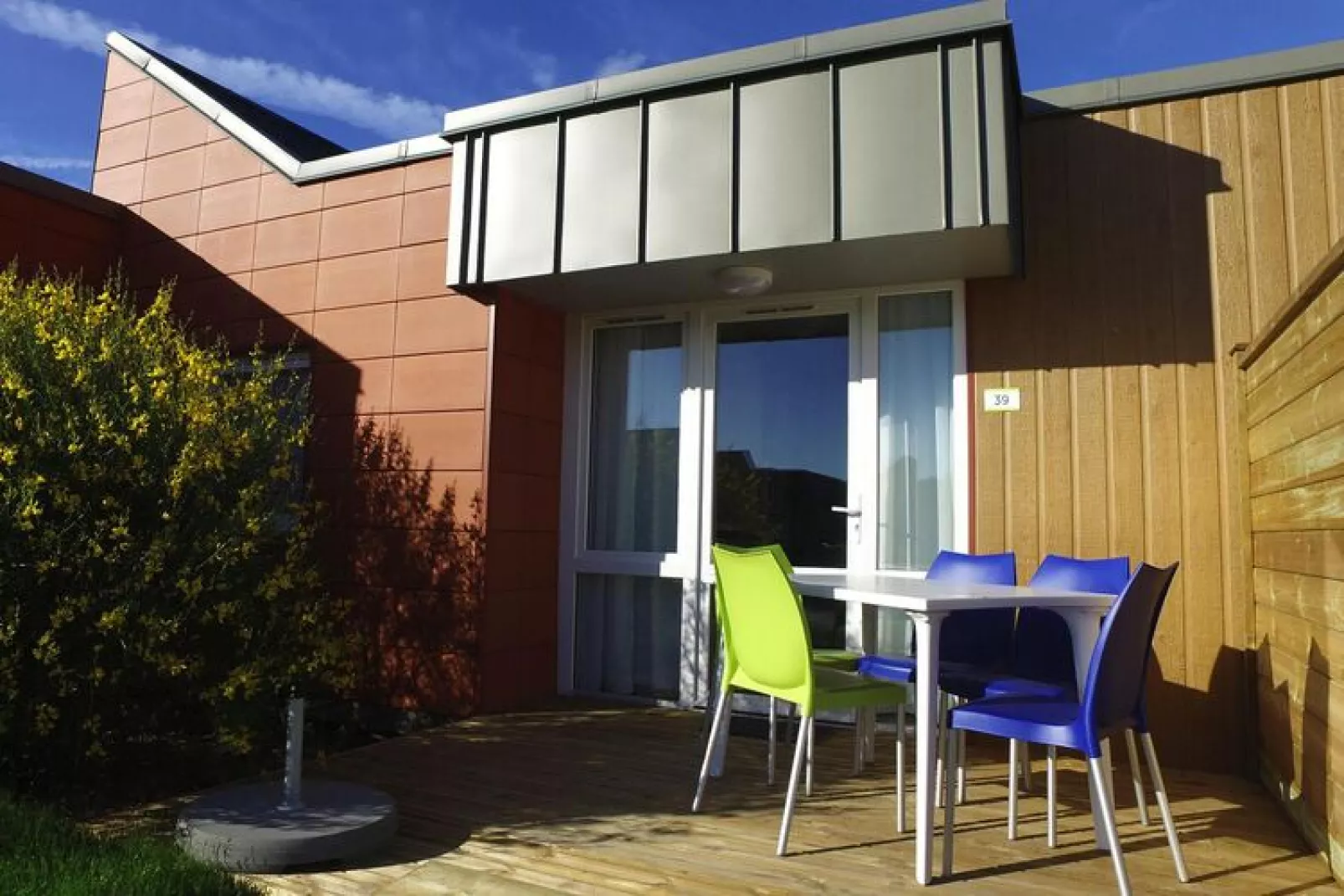 Holiday resort Blériot-Plage // Gîte/Pav 3 pcs 5 pers et 1 bébé-Terrace