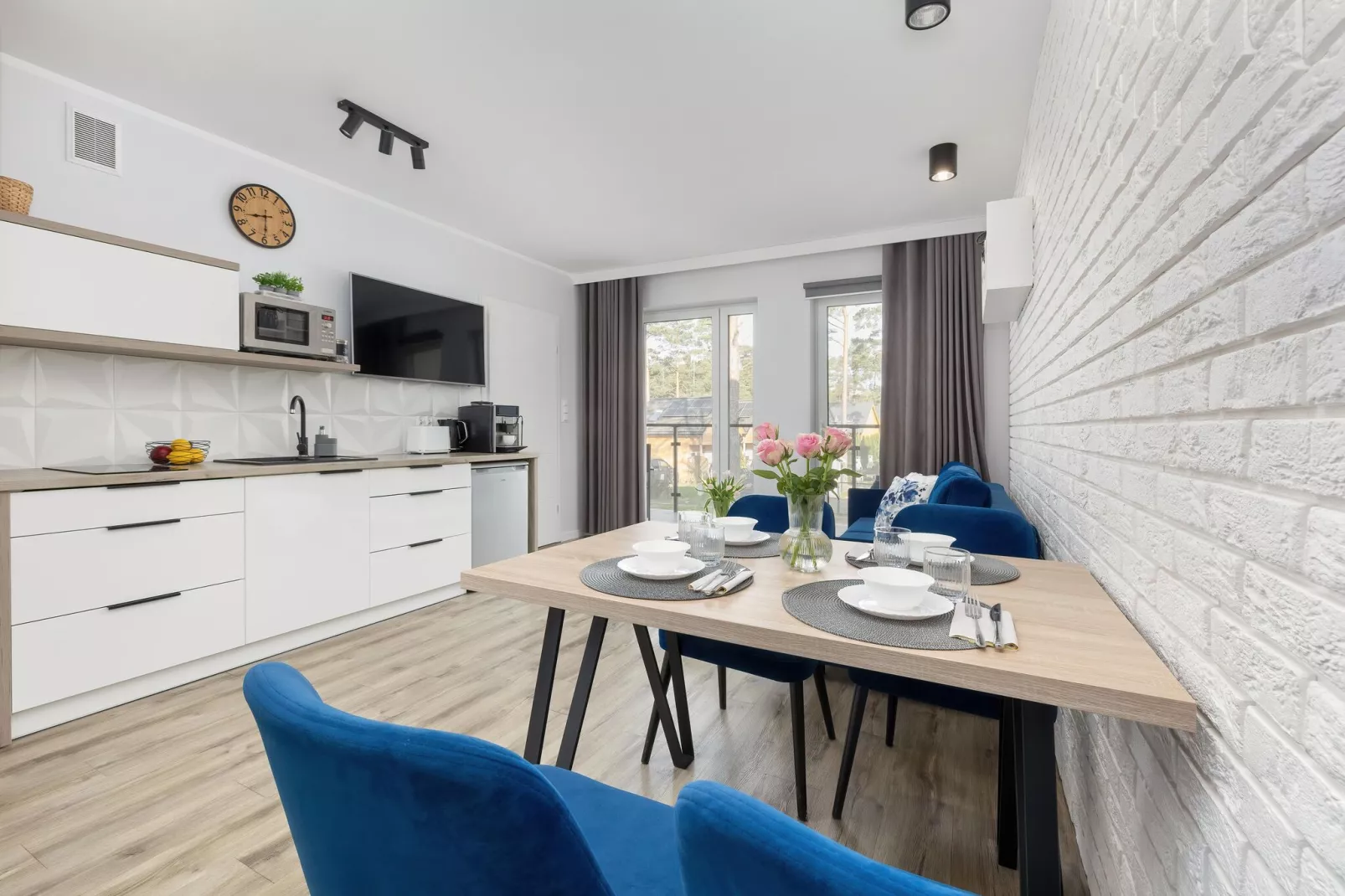 Apartamenty Powstańców WLKP 16A-17 Pobierowo-Esszimmer