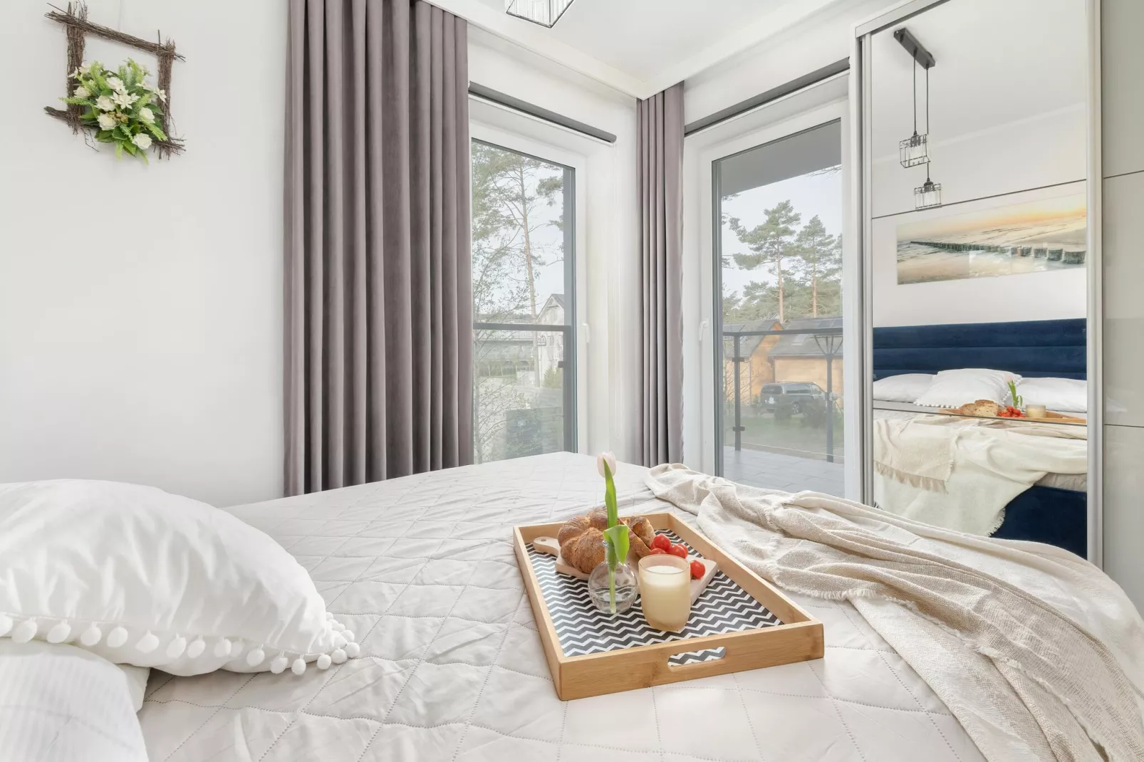 Apartamenty Powstańców WLKP 16A-17 Pobierowo-Schlafzimmer