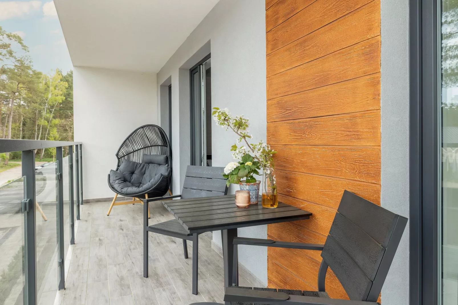 Apartamenty Powstańców WLKP 16A-17 Pobierowo-Terrassenbalkon