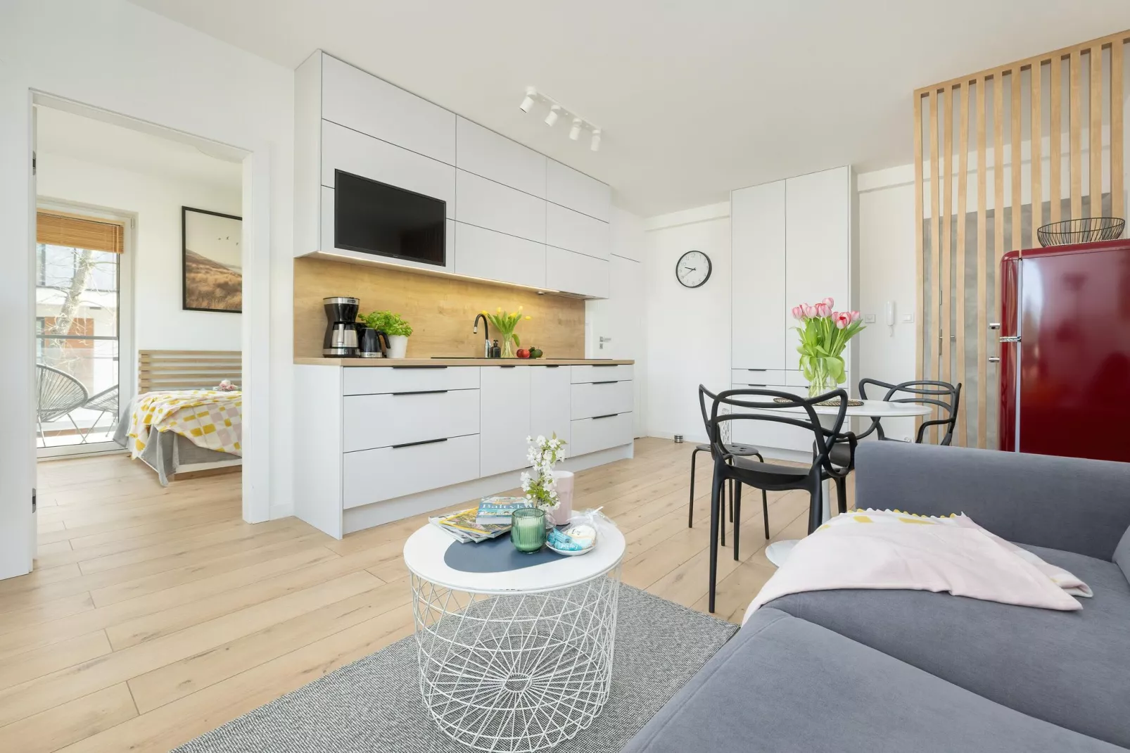 Apartamenty Powstańców WLKP 16A-22 Pobierowo-Living room