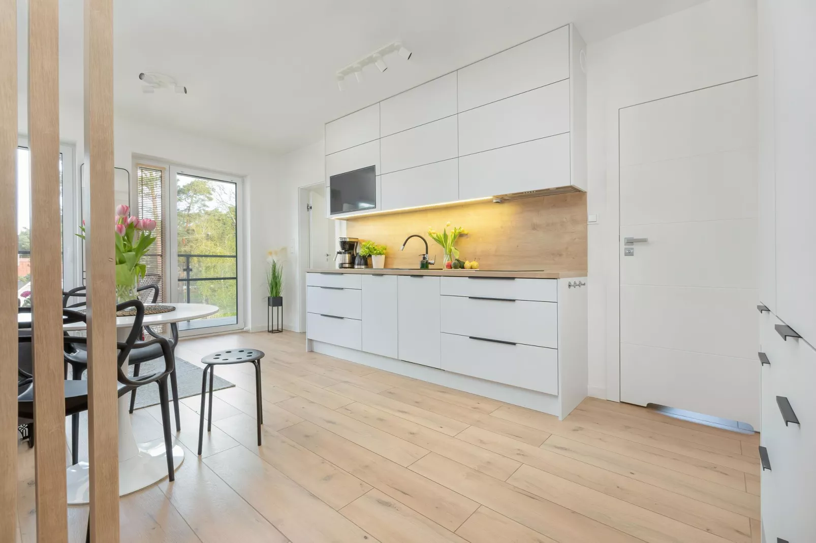 Apartamenty Powstańców WLKP 16A-22 Pobierowo-Kitchen