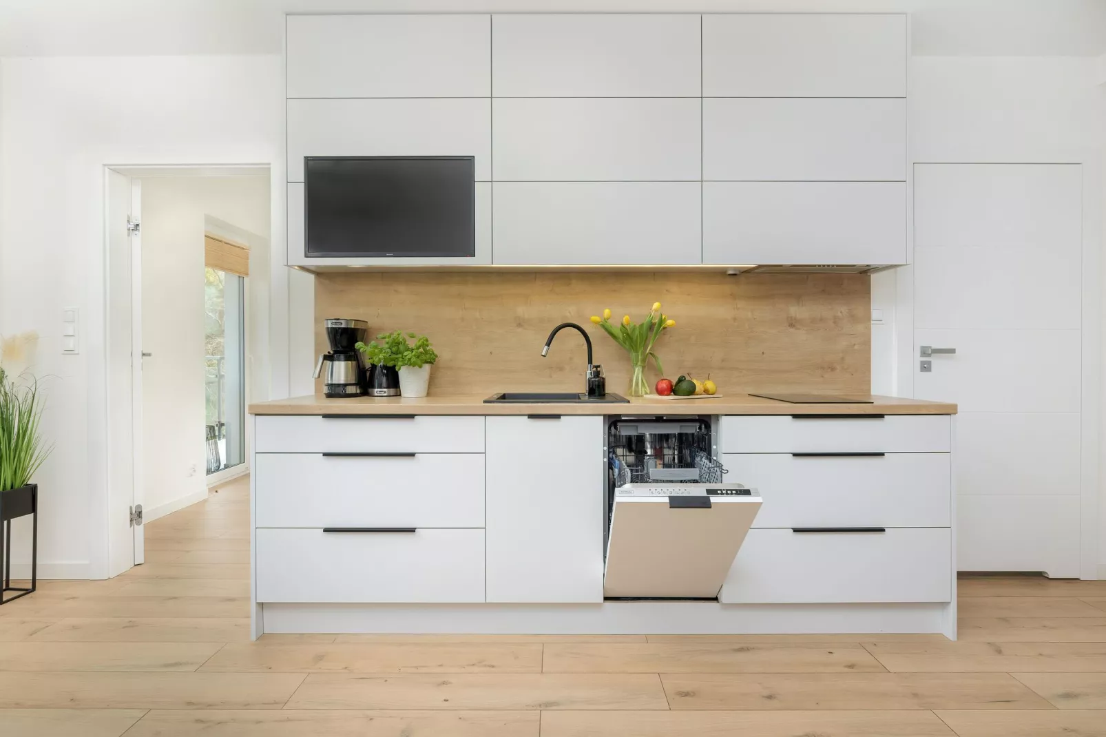 Apartamenty Powstańców WLKP 16A-22 Pobierowo-Kitchen