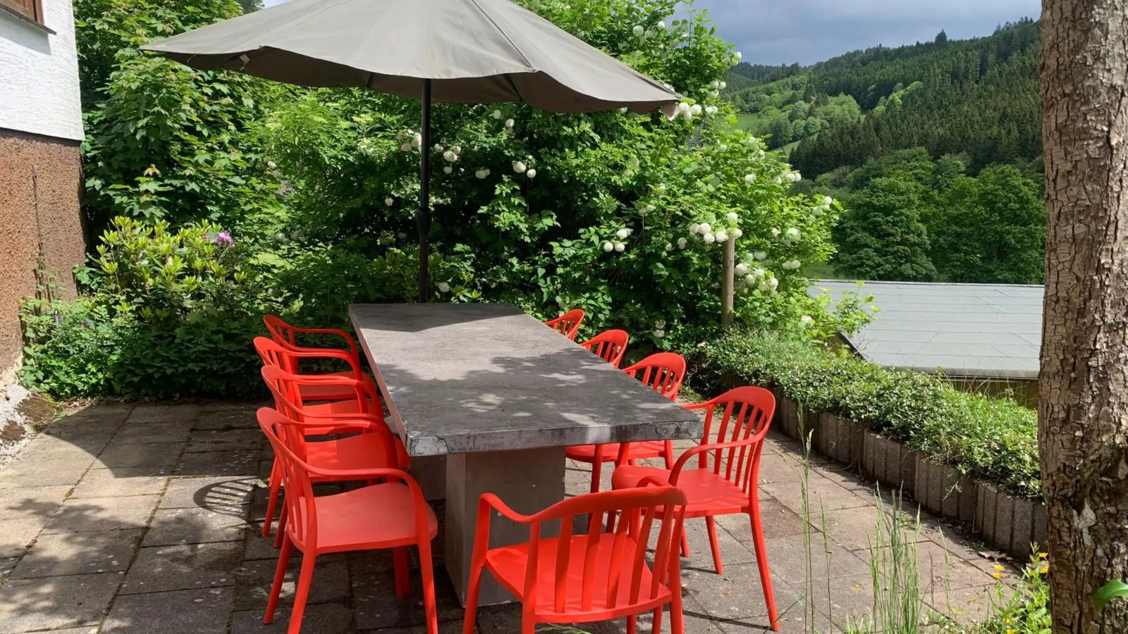 Kurhaus am Nordenau-Gardens summer
