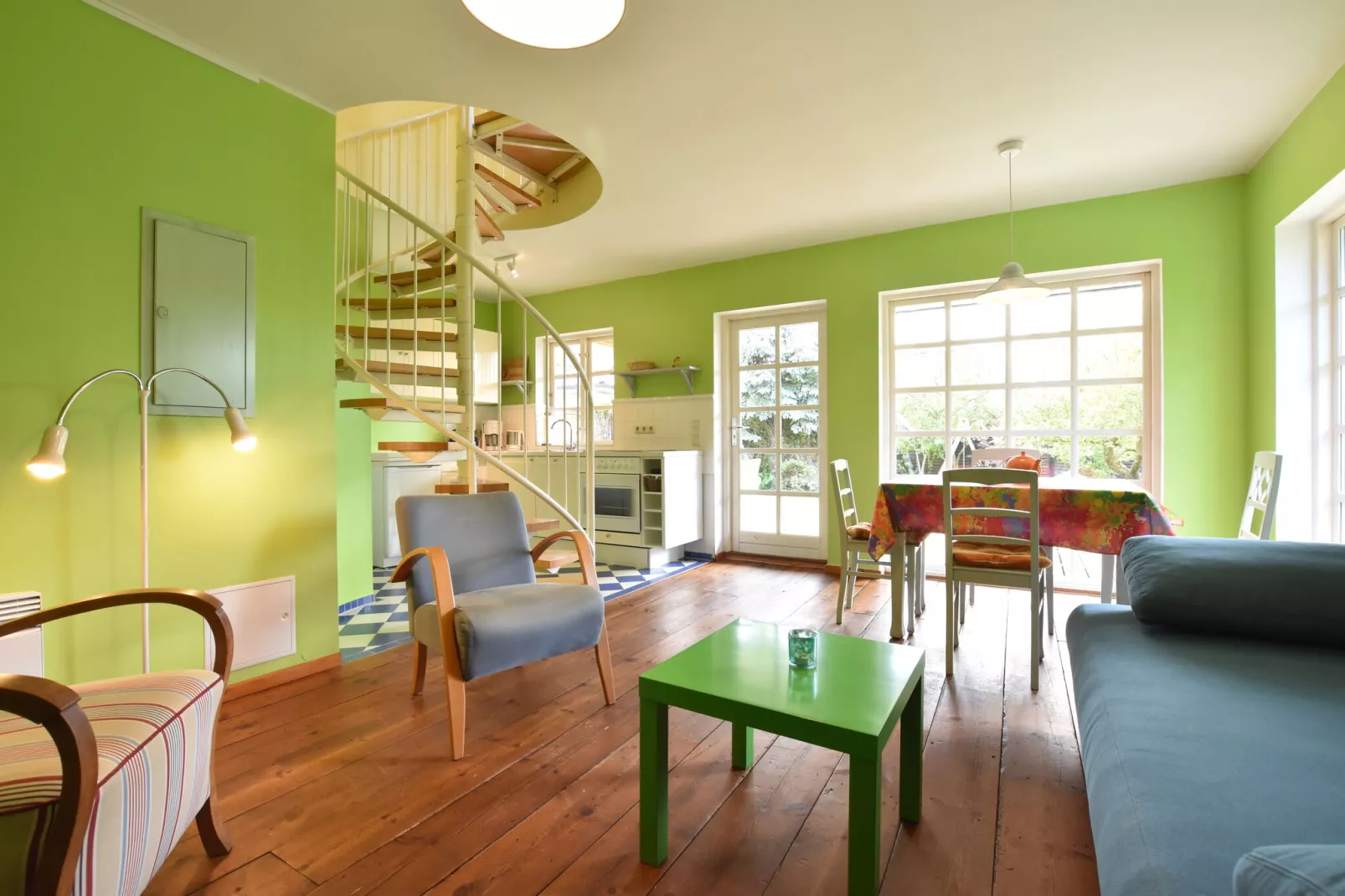 Ferienhaus am Haff-Living room