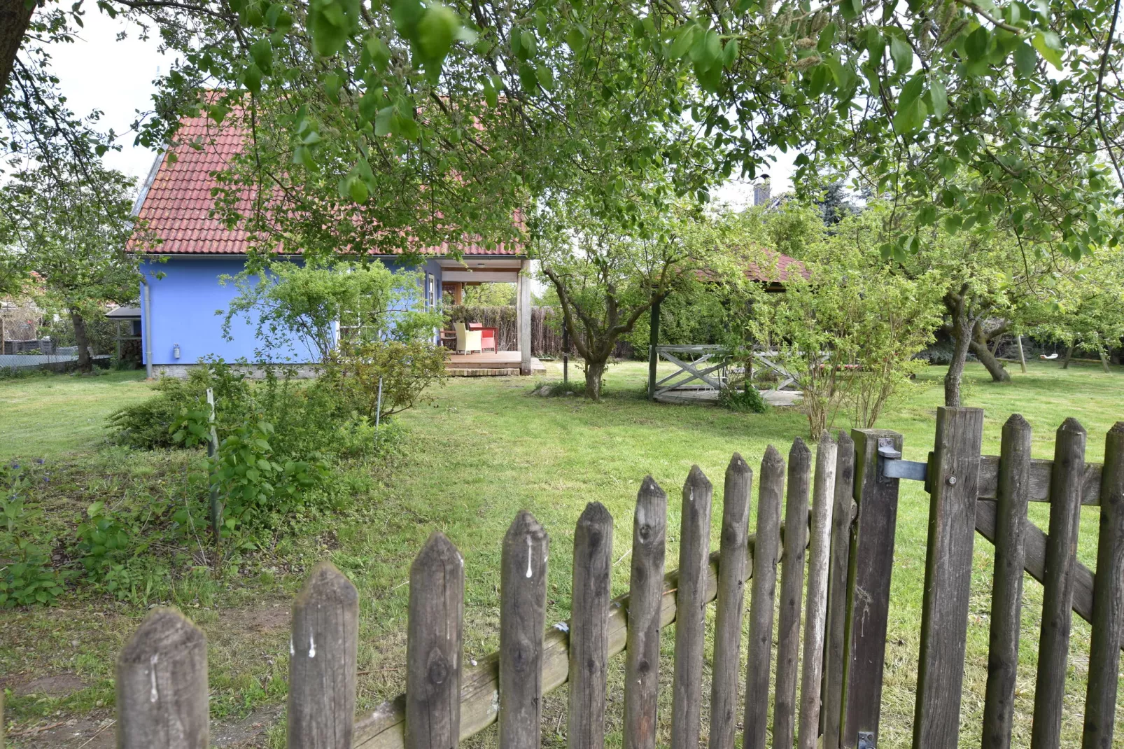 Ferienhaus am Haff-Gardens summer
