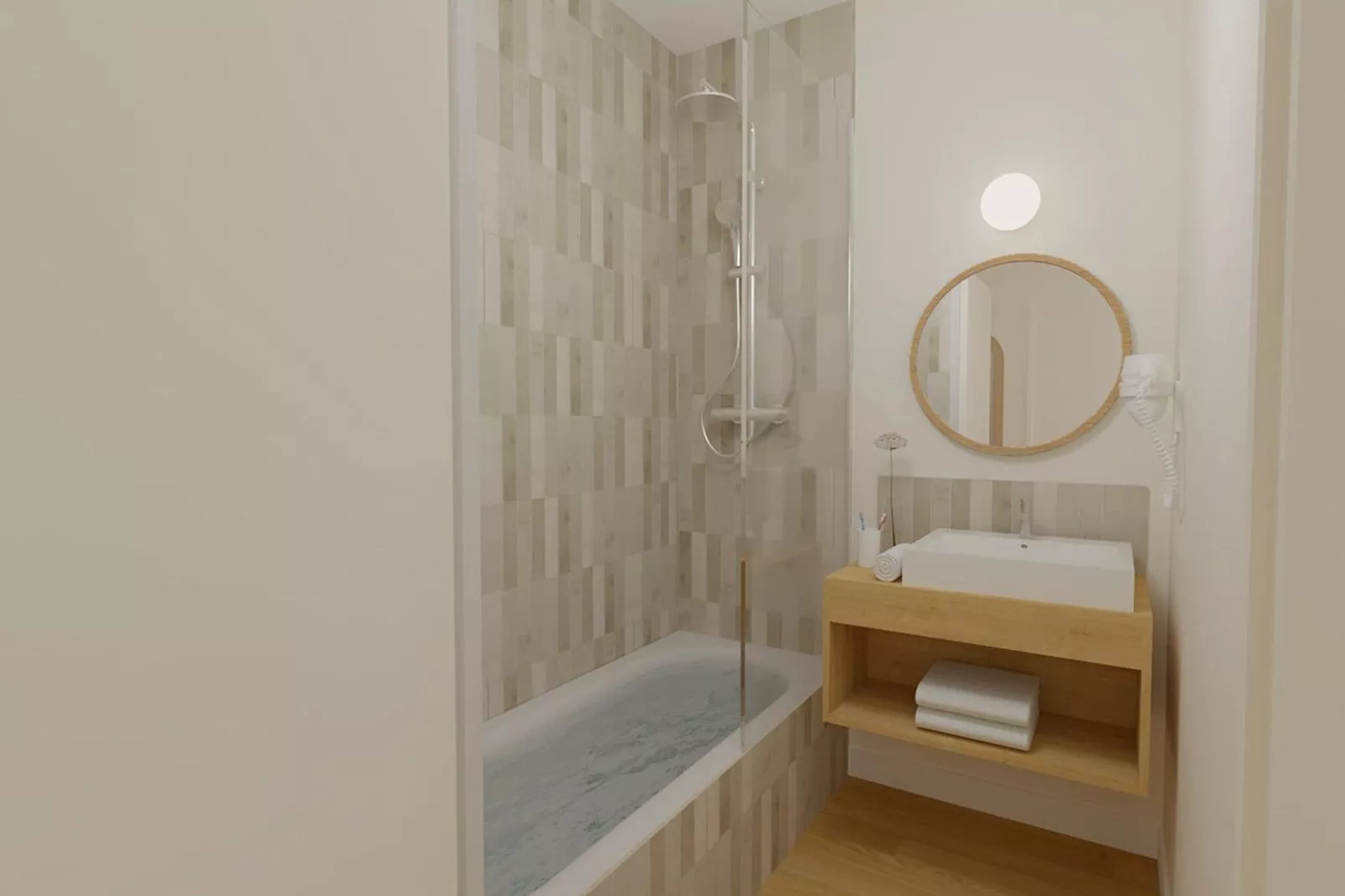 L'Orée du Parc 1-Bathroom