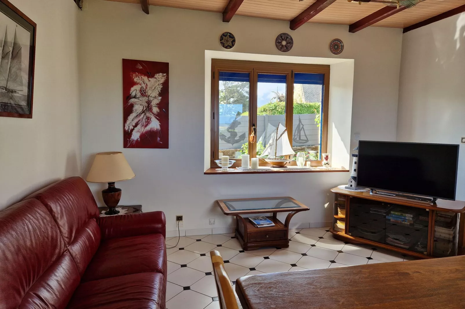 Holiday home Port-Blanc - Penvénan-Living room