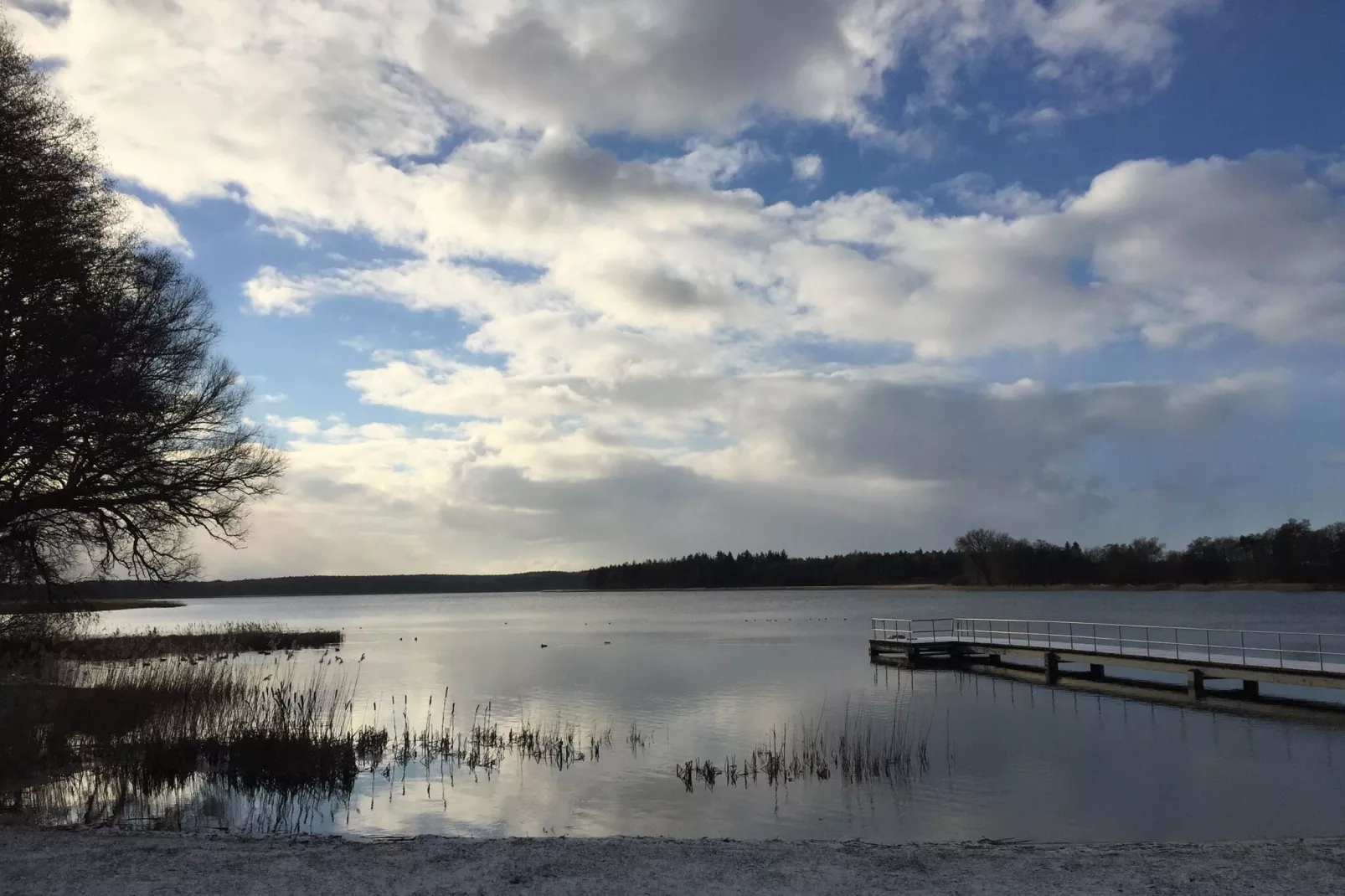 Ferienhaus Im Gutshofpark mit Sauna-Area winter 1km