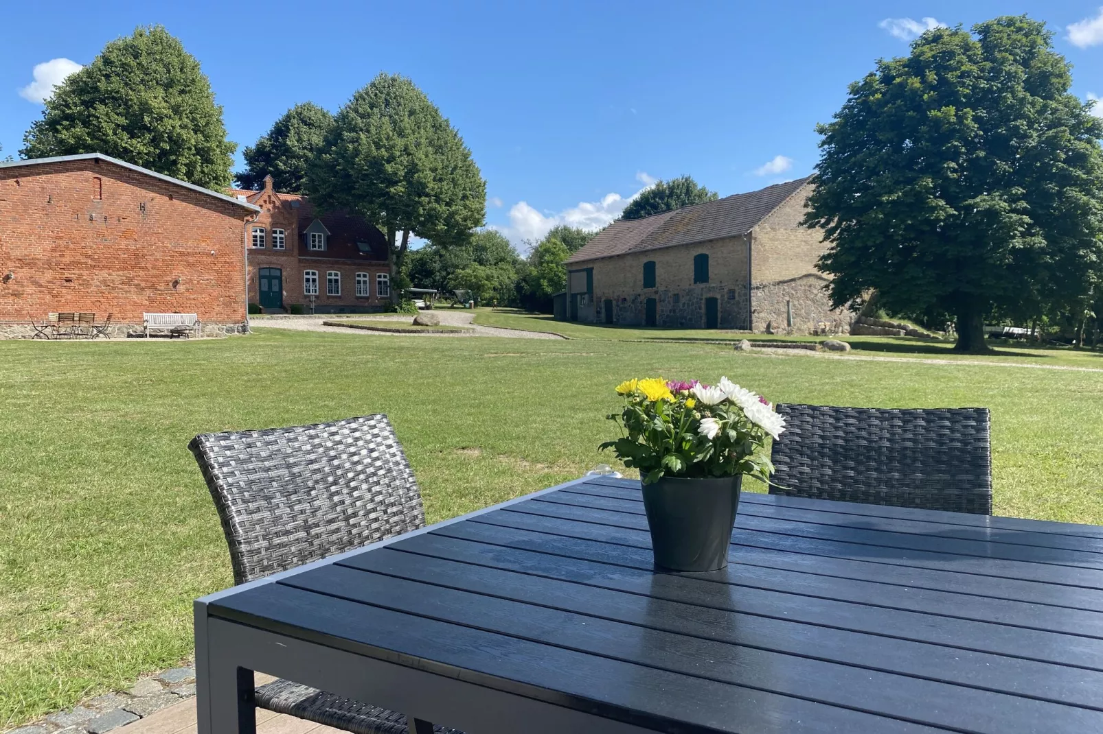 Ferienhaus Im Gutshofpark mit Sauna-Atmosphere