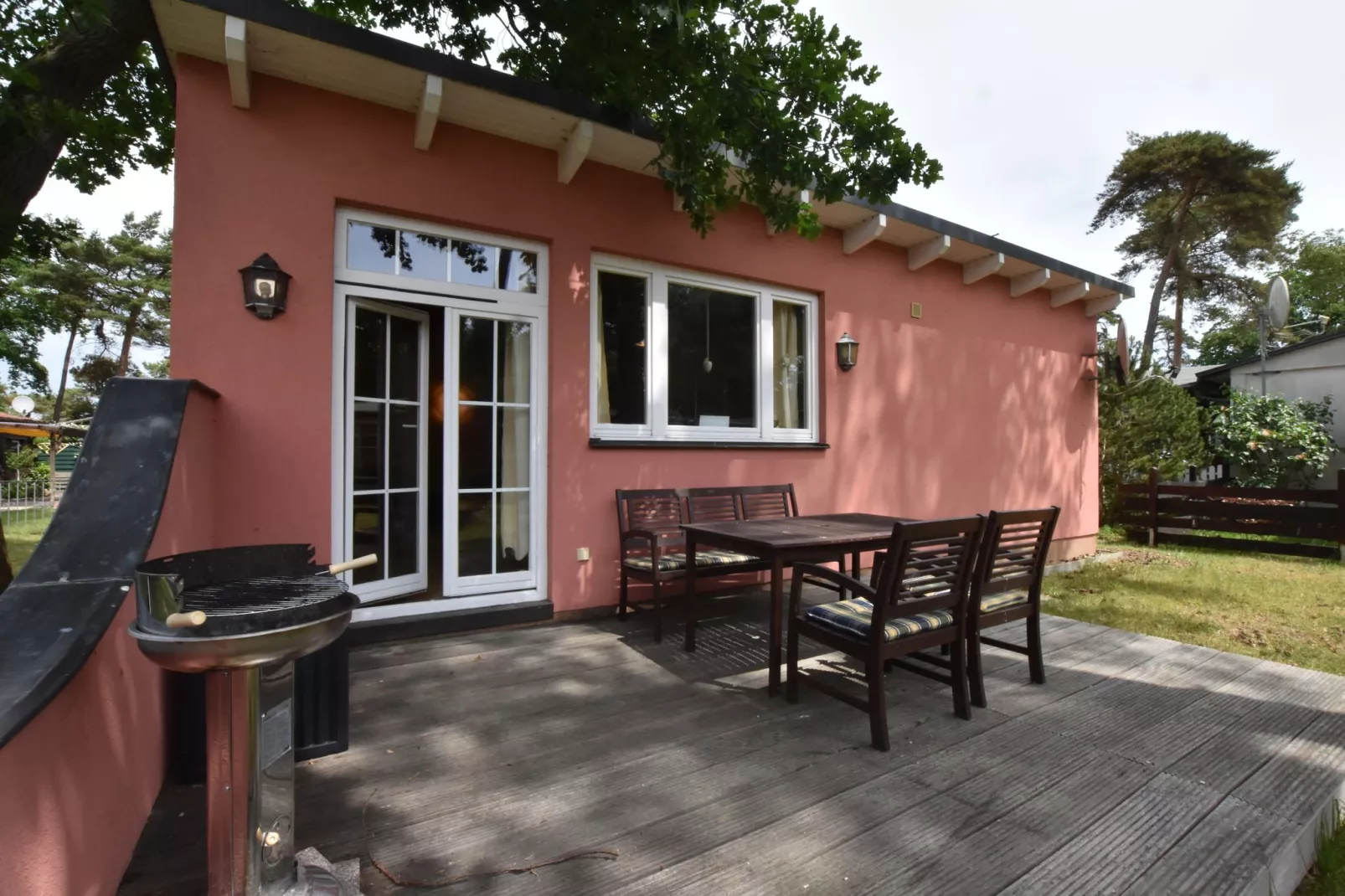Bungalow Campingplatz am Salzhaff-Terrace balcony