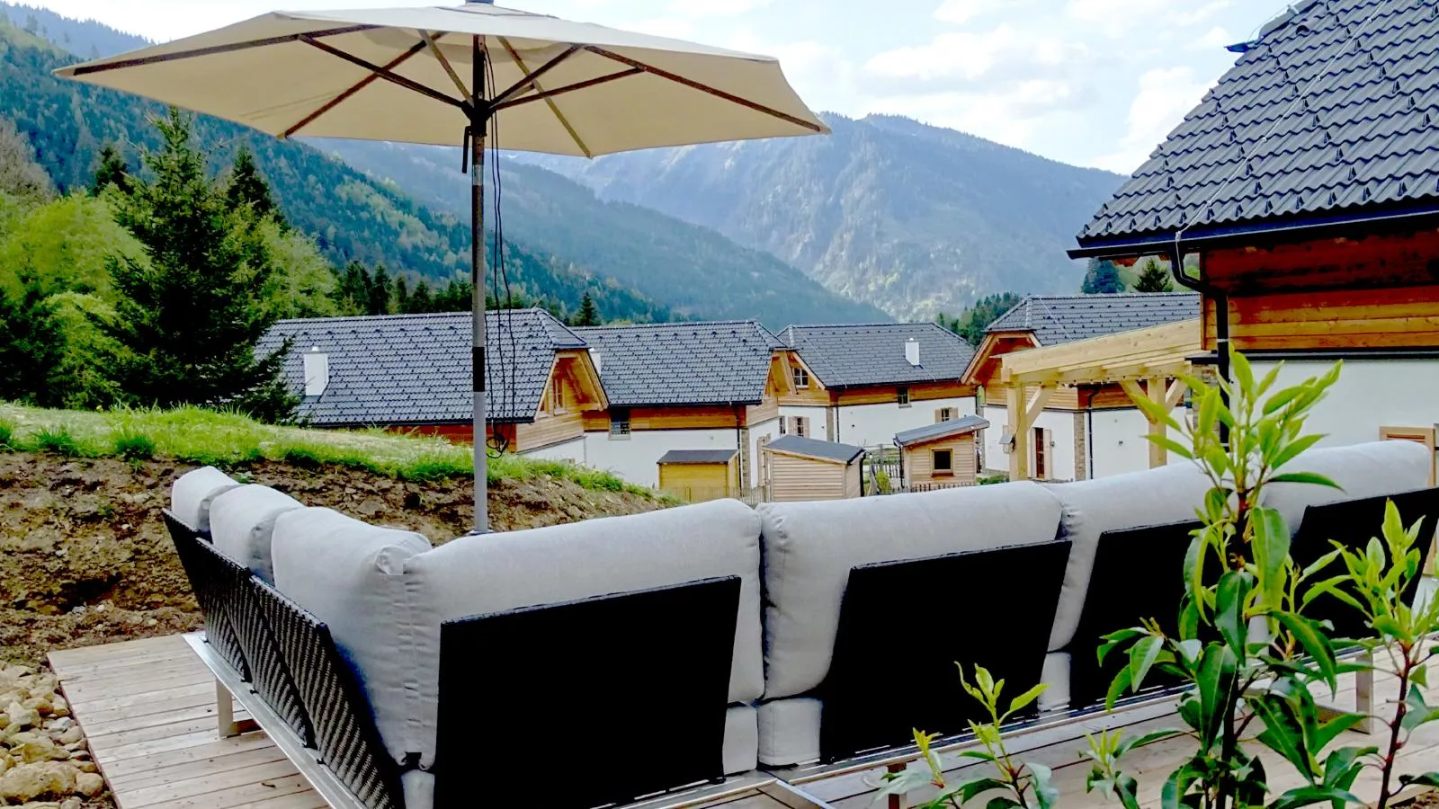 Chalet Amsel-Terrace balcony