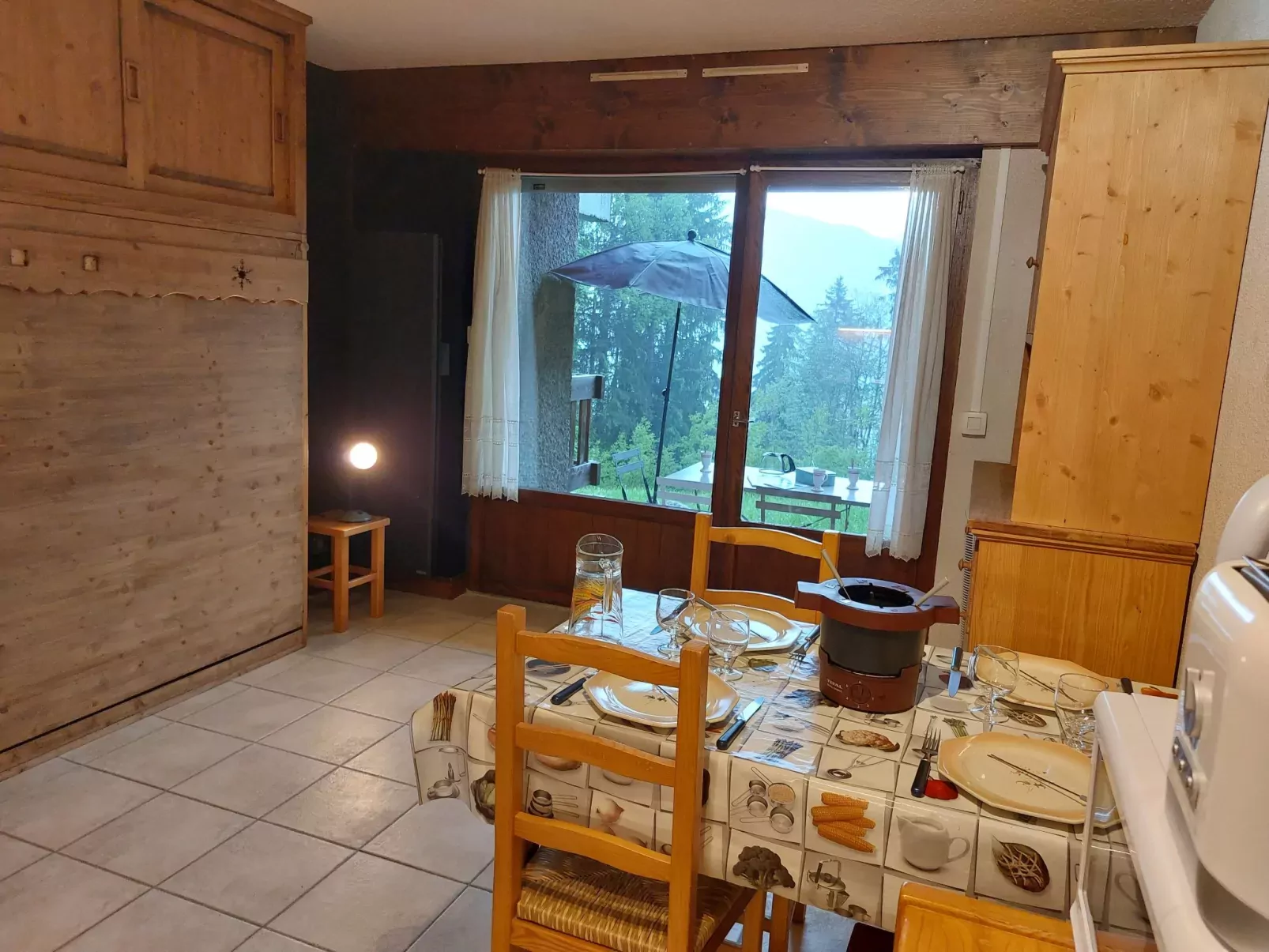 inside