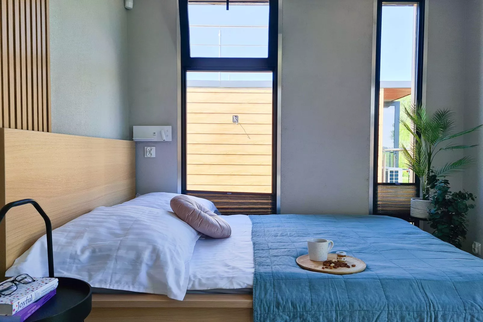 Domek na wodzie dla 2 osób jedna sypialnia-Bedroom