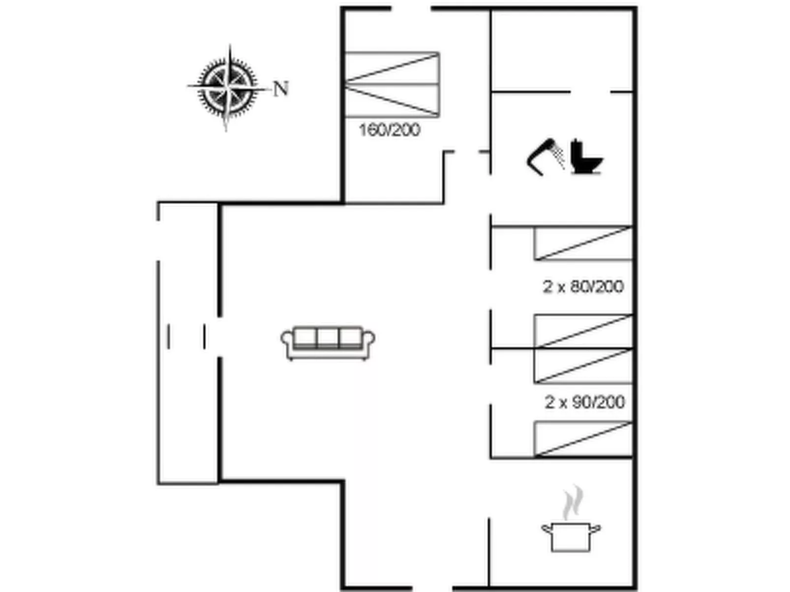 "Ilsi" - 1.5km from the sea-Inside