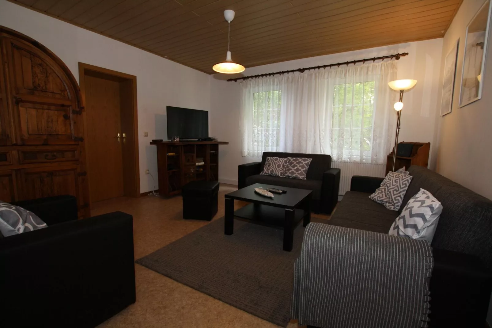 Ferienhaus am Petersdorfer See-Living room
