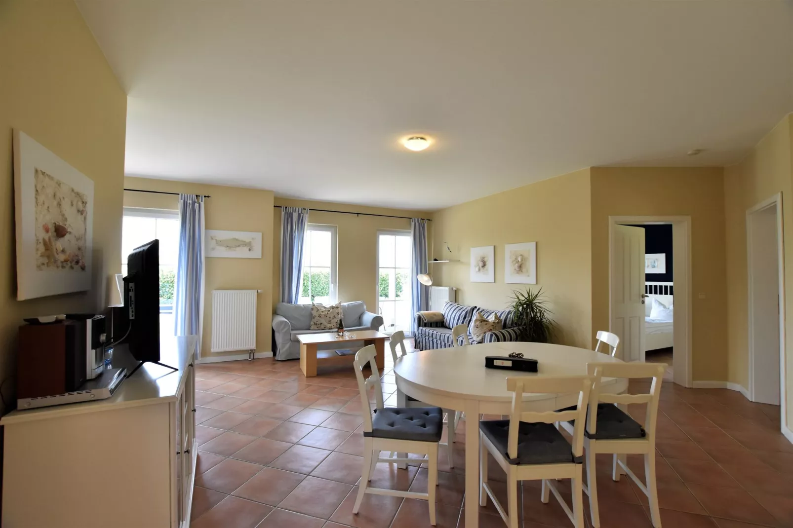 Minihus - Erdgeschoss mit Terrasse-Living room