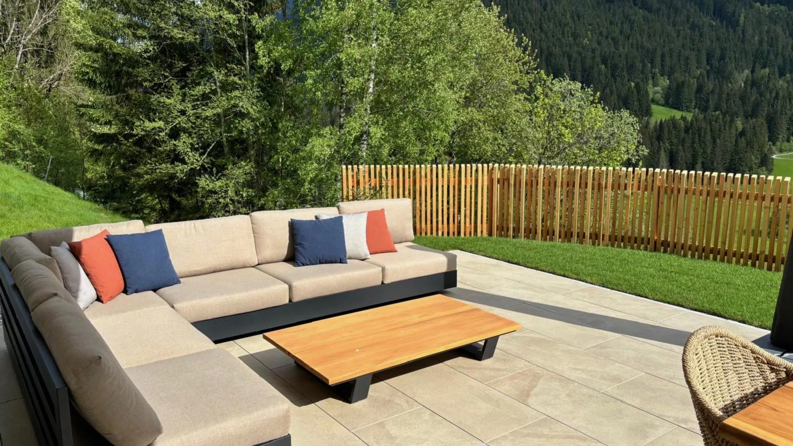 Chalet Huski Viehhofen-Terrace balcony