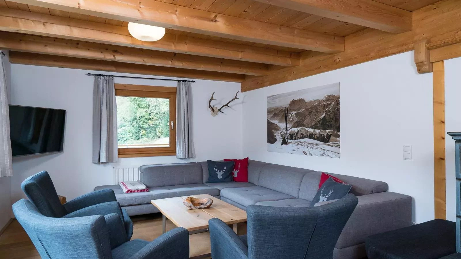 Chalet Huski Viehhofen-Living room