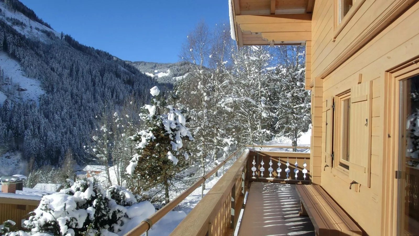 Chalet Huski Viehhofen-View winter