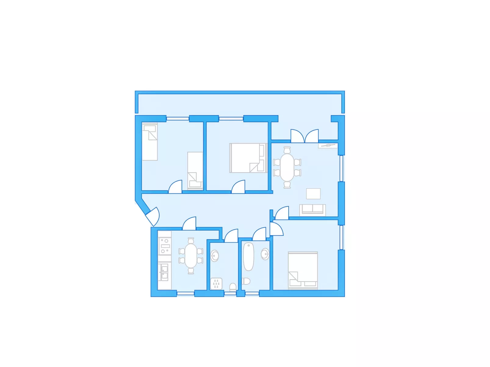 Haus Altein Apartment Nr. 4-Dedans