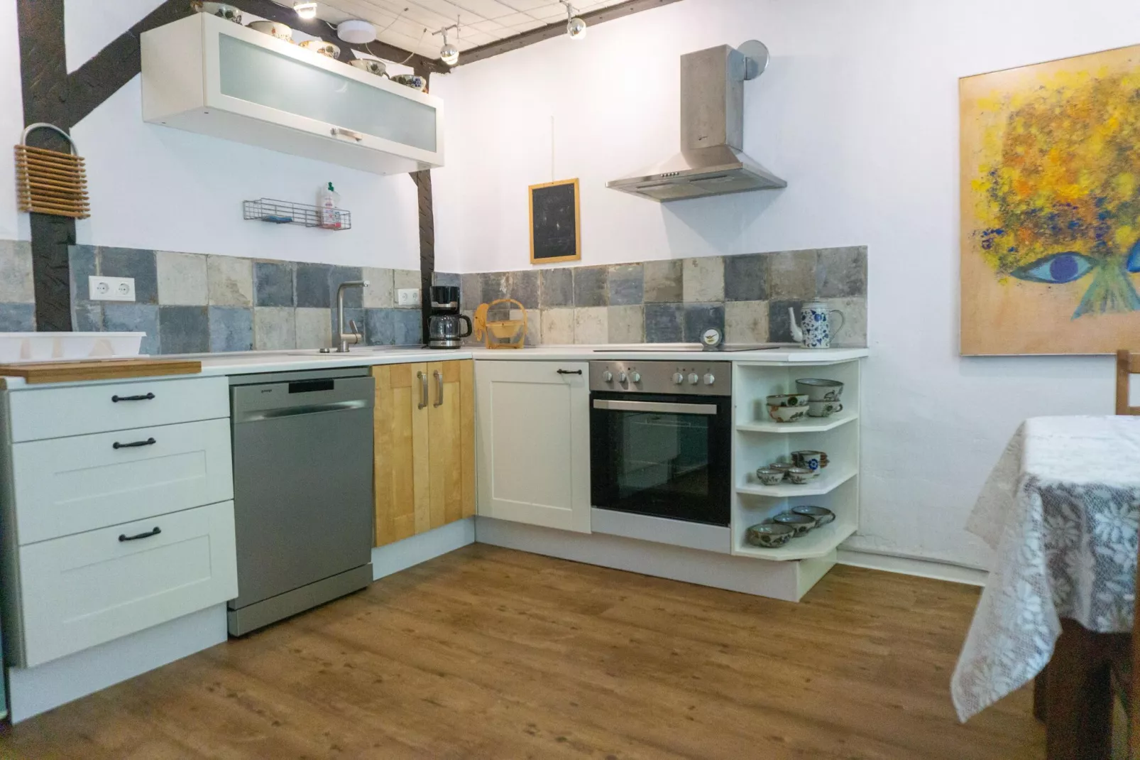 Ferienwohnung Erdenreich im Pyrmonter Zehnthof-Kitchen