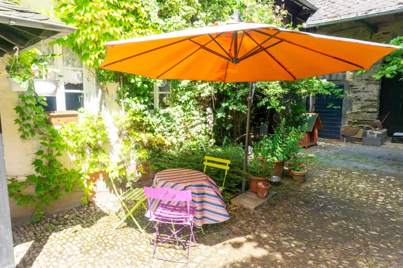 Ferienwohnung Erdenreich im Pyrmonter Zehnthof-Terrace balcony