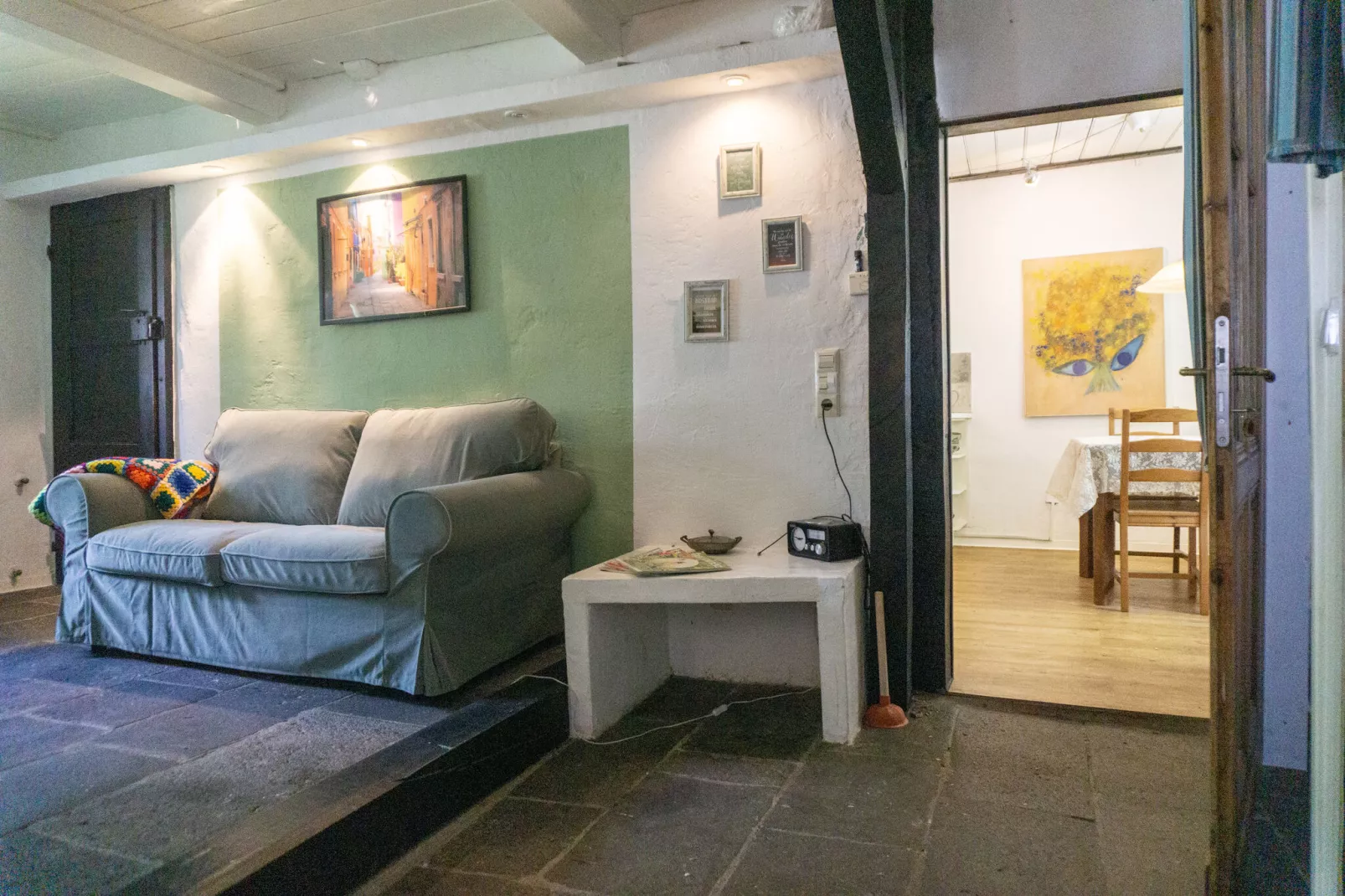 Ferienwohnung Erdenreich im Pyrmonter Zehnthof-Living room