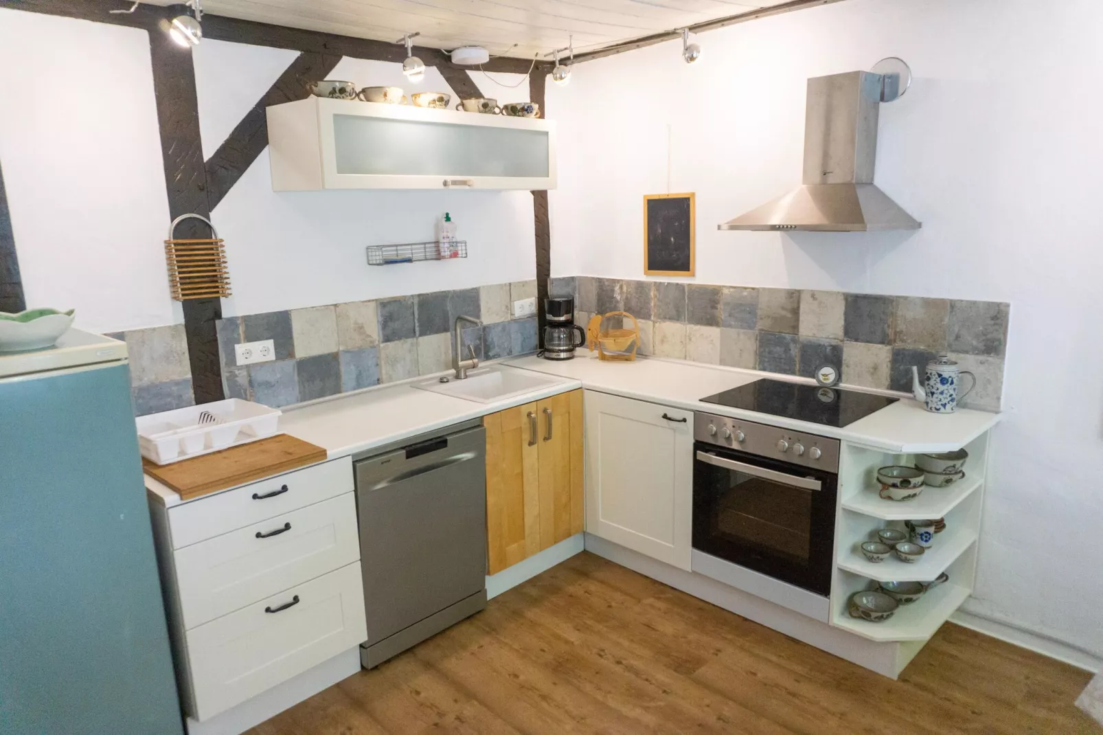 Ferienwohnung Erdenreich im Pyrmonter Zehnthof-Kitchen